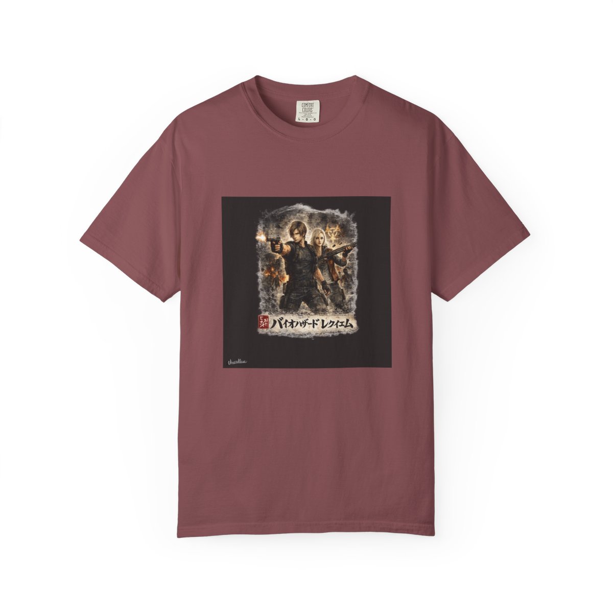 Resident Evil Requiem Sumi-e Inspired T-Shirt - alternate angle 2, merchandise