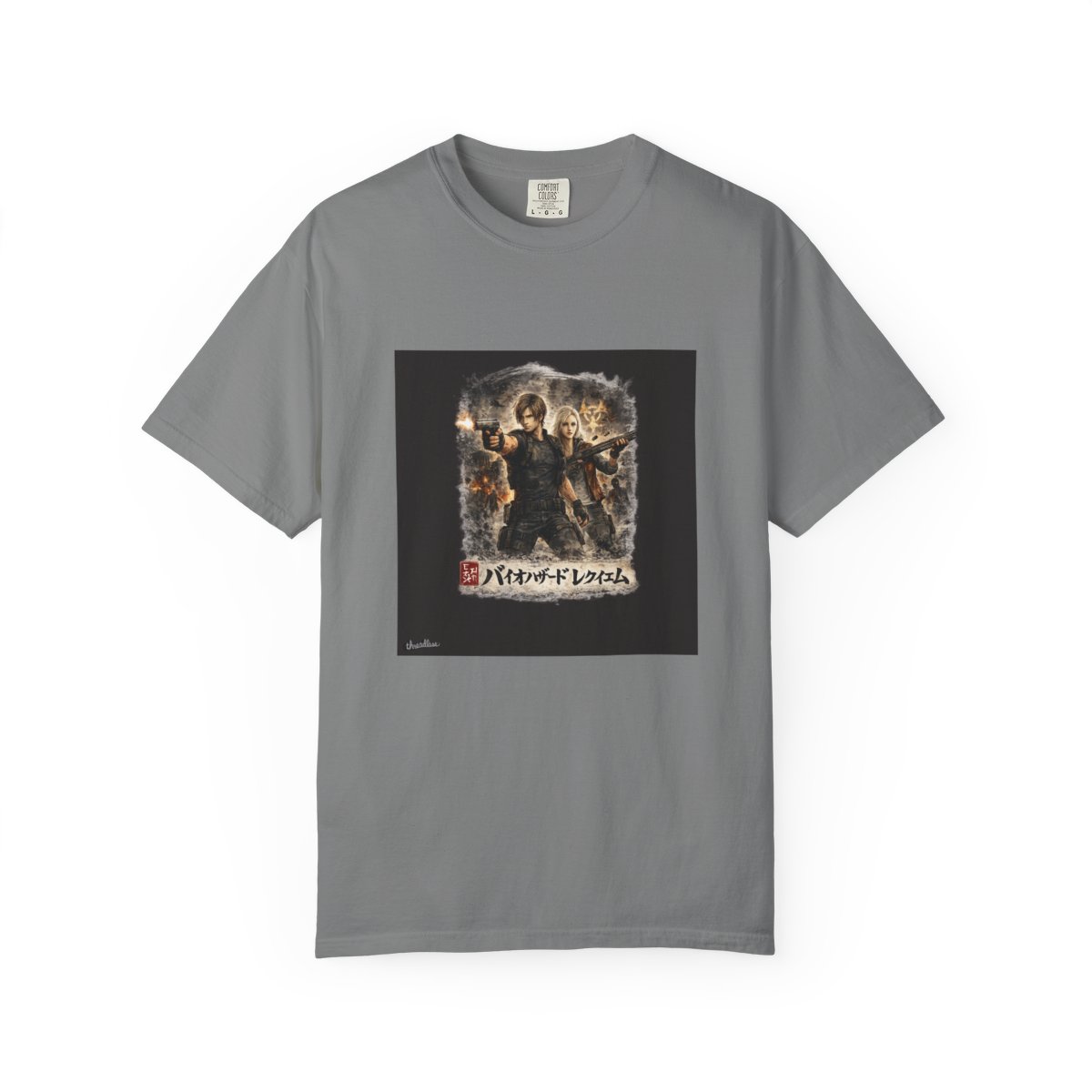Resident Evil Requiem Sumi-e Inspired T-Shirt - alternate angle 4, merchandise