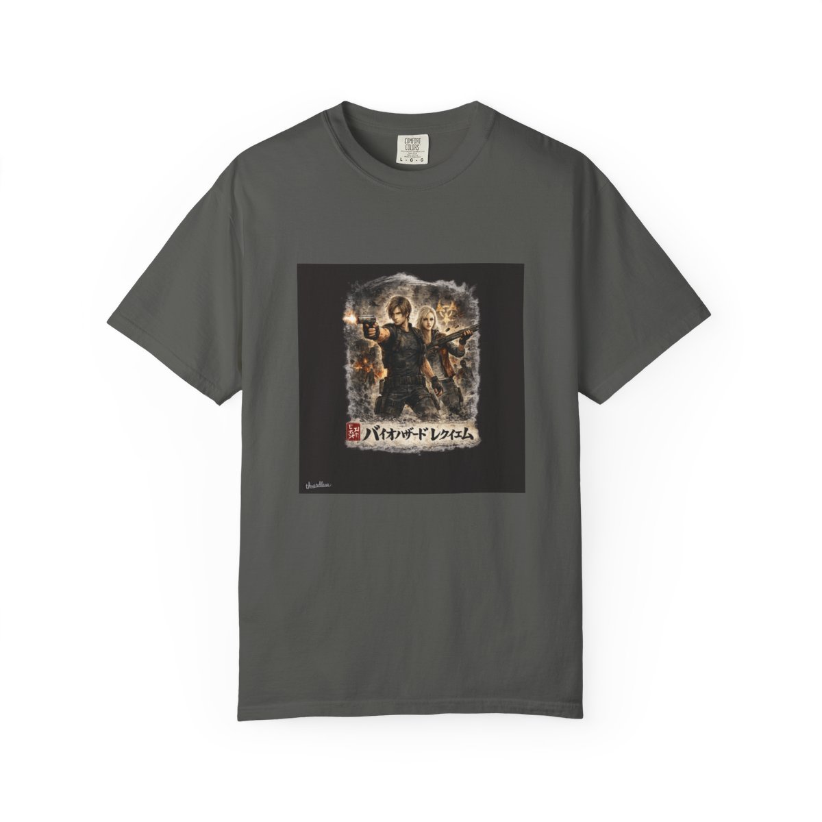 Resident Evil Requiem Sumi-e Inspired T-Shirt - alternate angle 3, merchandise