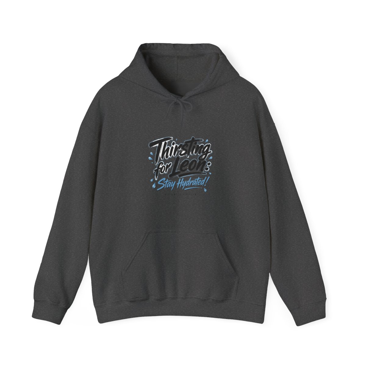 Resident Evil Requiem "Thirsting for Leon: Stay Hydrated!" Hoodie - alternate angle 3, merchandise