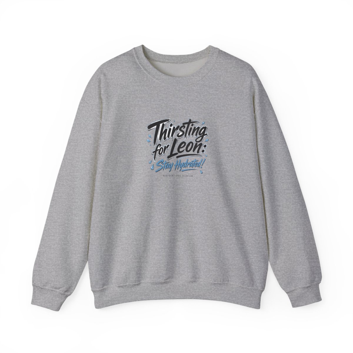 Resident Evil Requiem "Thirsting for Leon: Stay Hydrated!" Crewneck