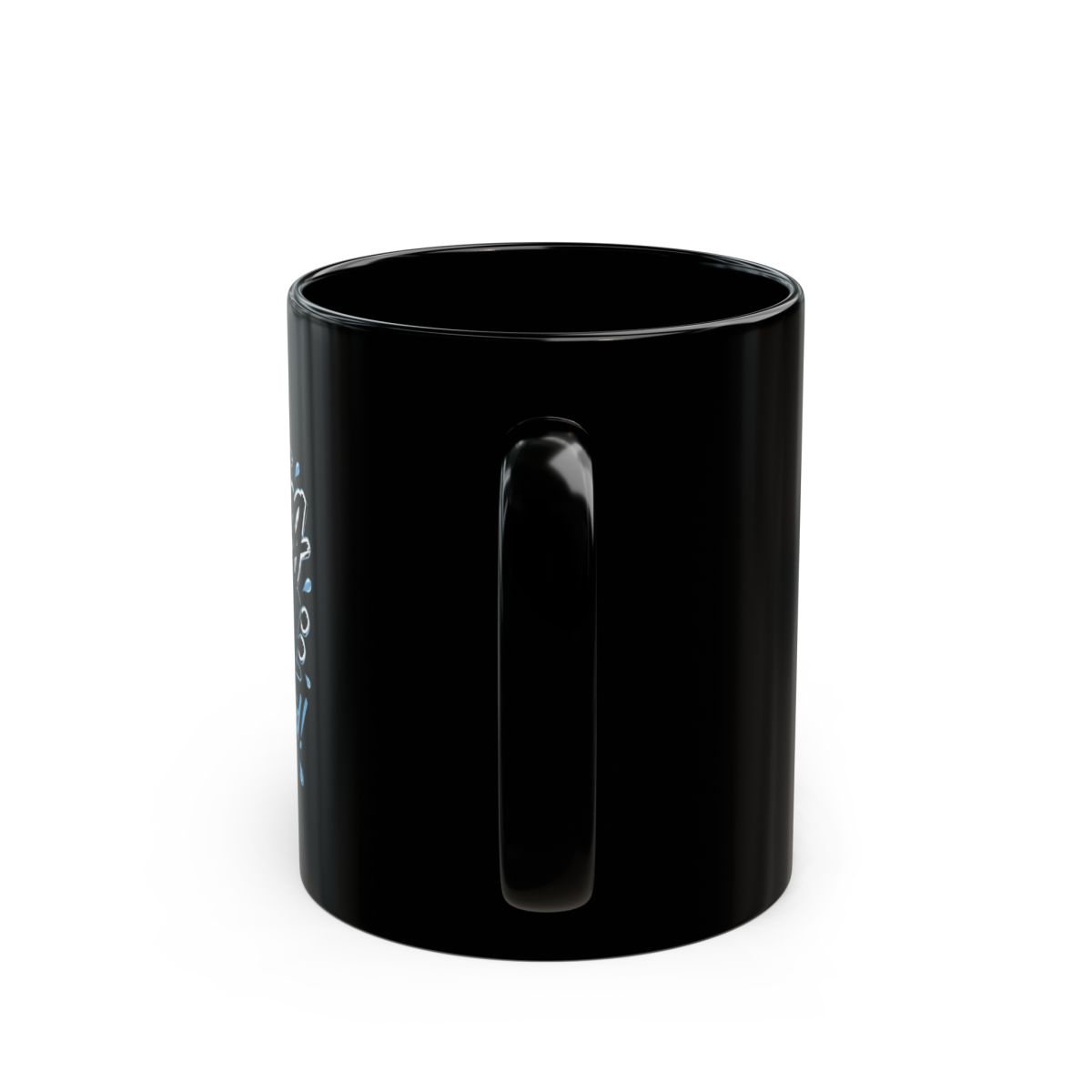Resident Evil Requiem "Thirsting for Leon: Stay Hydrated!" Black Mug - alternate angle 4, merchandise
