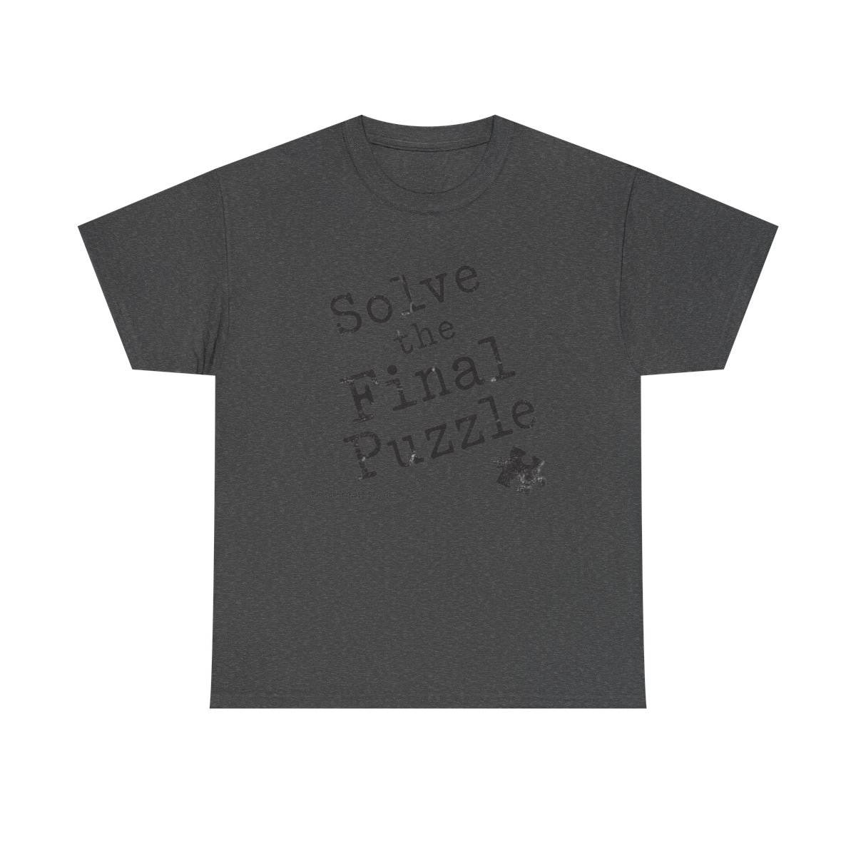 Resident Evil Requiem "Solve the Final Puzzle" Unisex Tee - alternate angle 3, merchandise