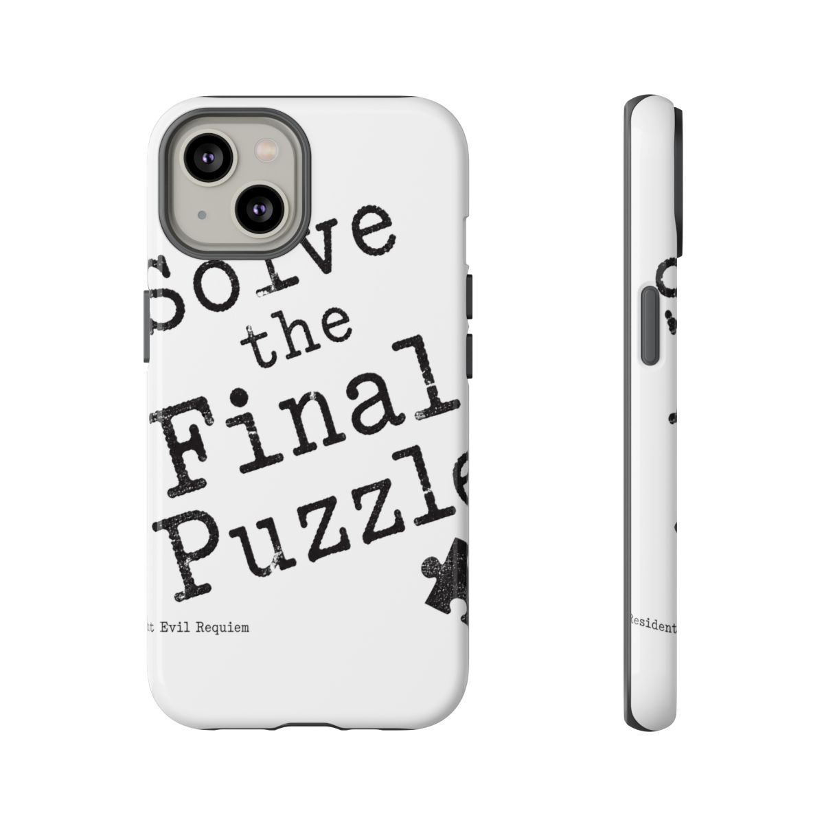 Resident Evil Requiem "Solve the Final Puzzle" Phone Case - alternate angle 3, merchandise