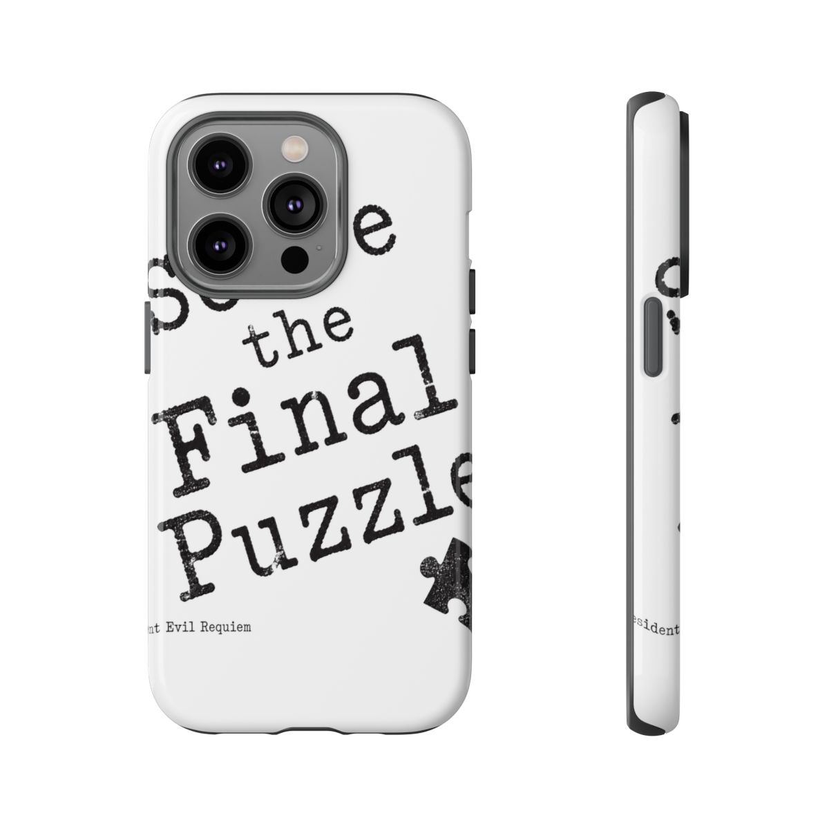 Resident Evil Requiem "Solve the Final Puzzle" Phone Case - alternate angle 4, merchandise