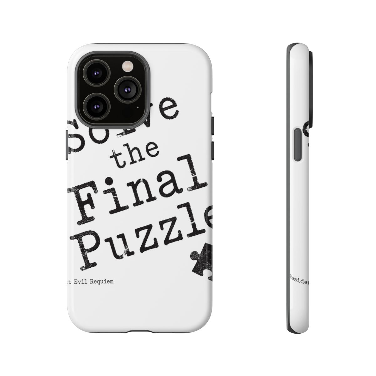 Resident Evil Requiem "Solve the Final Puzzle" Phone Case - alternate angle 5, merchandise
