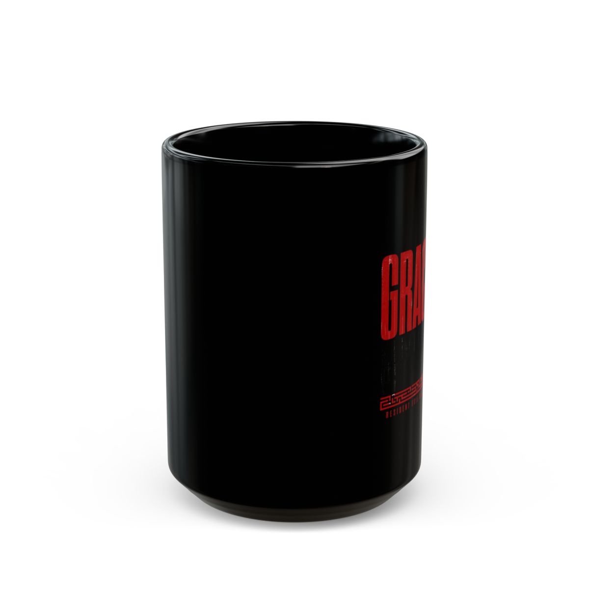 Resident Evil Requiem "Grace Under Pressure" Black Mug - alternate angle 2, merchandise