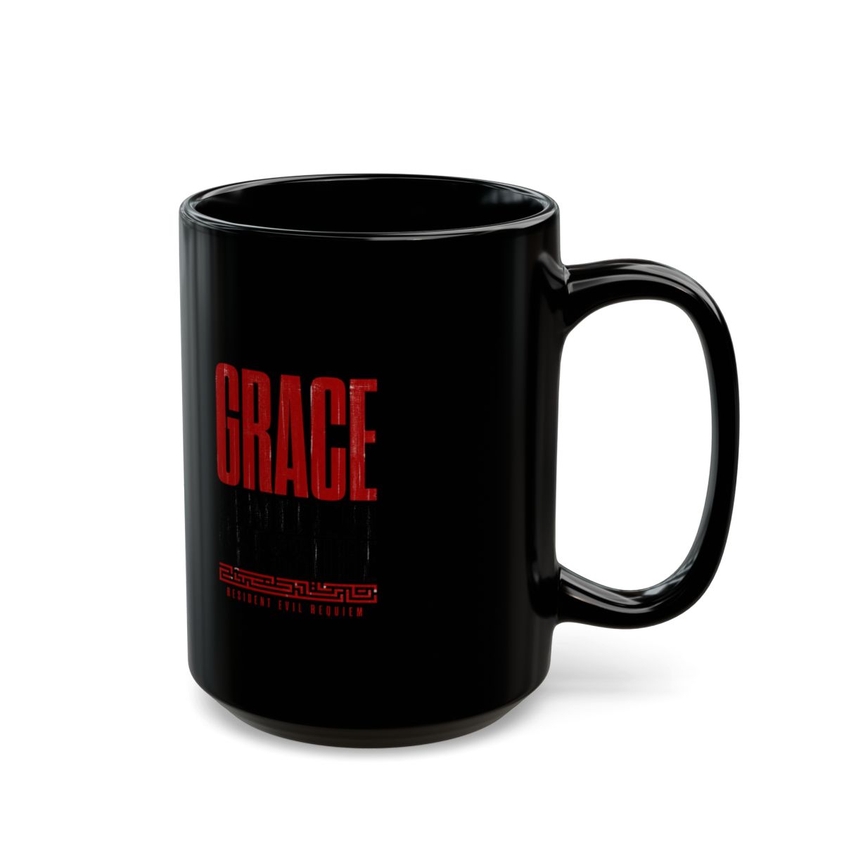 Resident Evil Requiem "Grace Under Pressure" Black Mug - alternate angle 5, merchandise