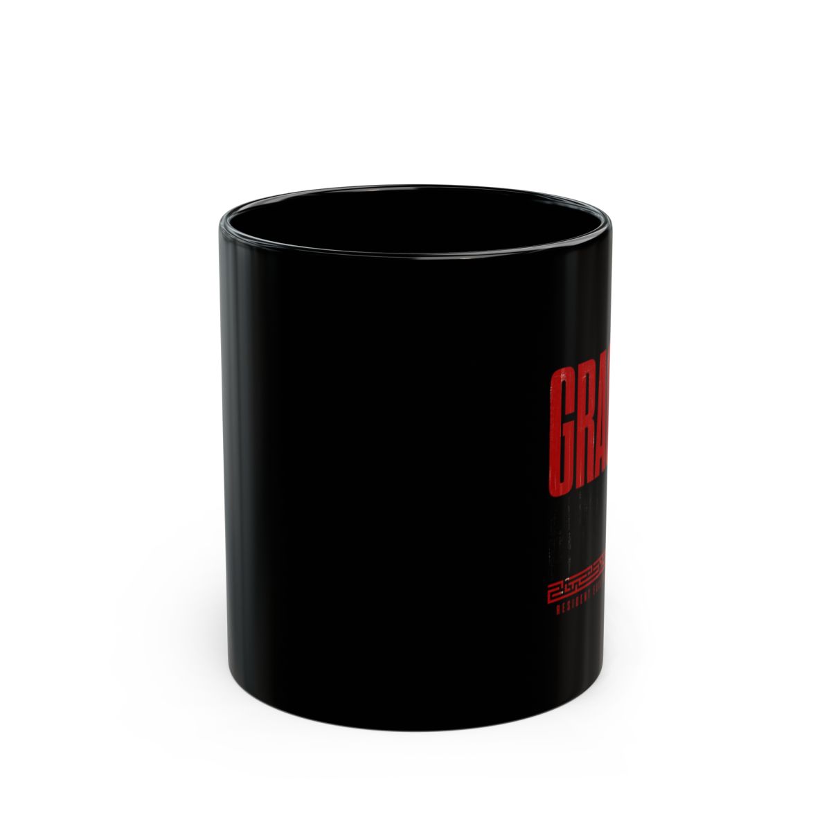 Resident Evil Requiem "Grace Under Pressure" Black Mug - alternate angle 1, merchandise