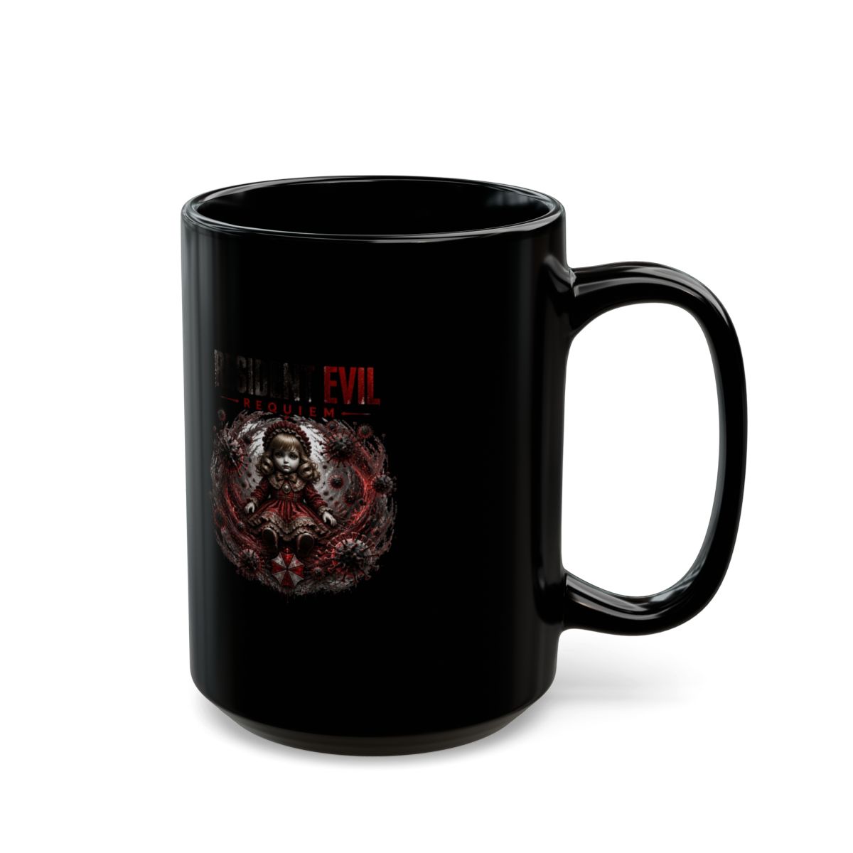 Resident Evil Requiem "Resident Evil Requiem" Black Mug - alternate angle 5, merchandise