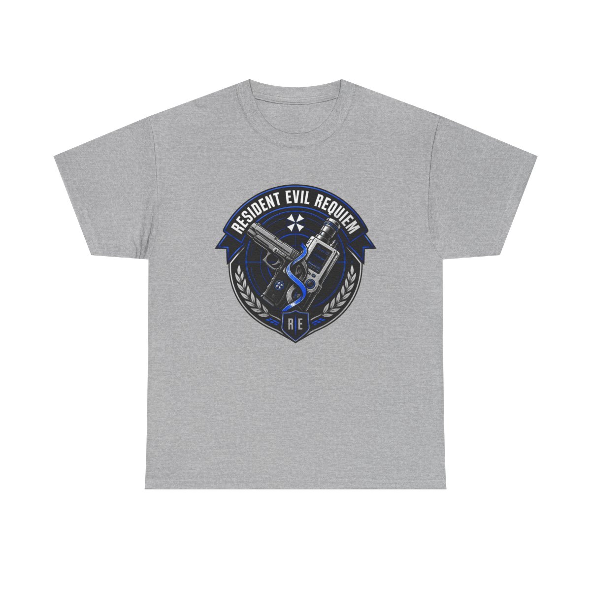 Resident Evil Requiem Pistol And Grace Unisex Tee - alternate angle 2, merchandise