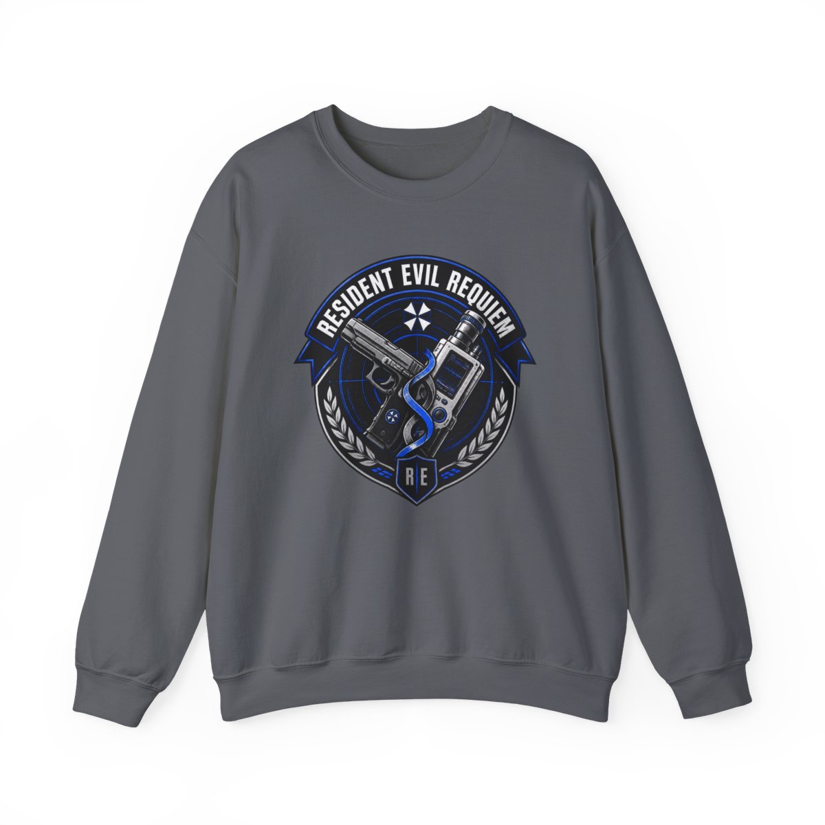 Resident Evil Requiem Pistol And Grace Crewneck - alternate angle 3, merchandise