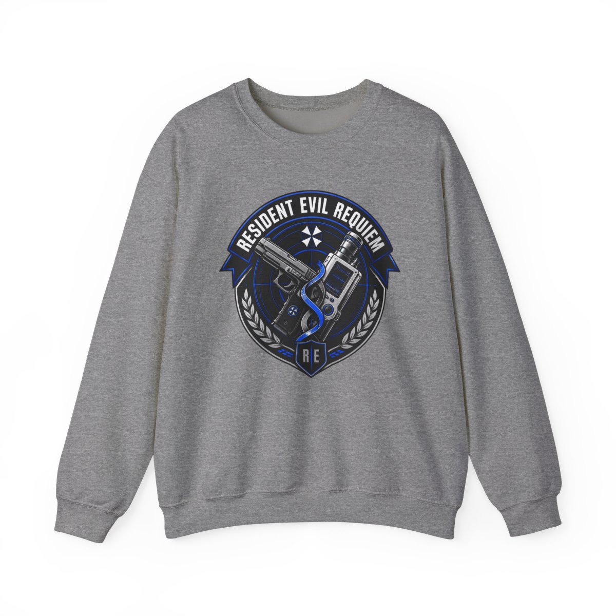 Resident Evil Requiem Pistol And Grace Crewneck - alternate angle 2, merchandise