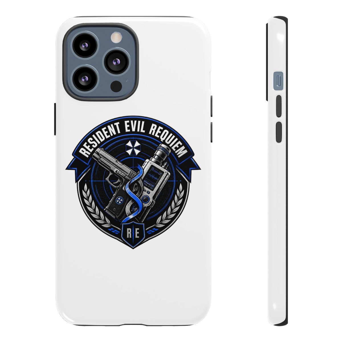 Resident Evil Requiem Pistol And Grace Phone Case - alternate angle 2, merchandise