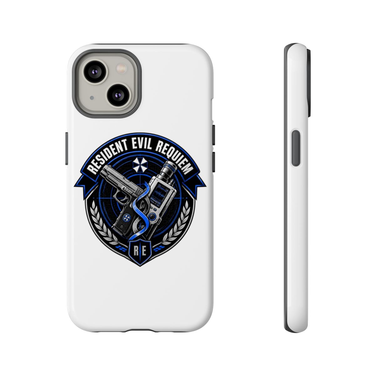 Resident Evil Requiem Pistol And Grace Phone Case - alternate angle 3, merchandise