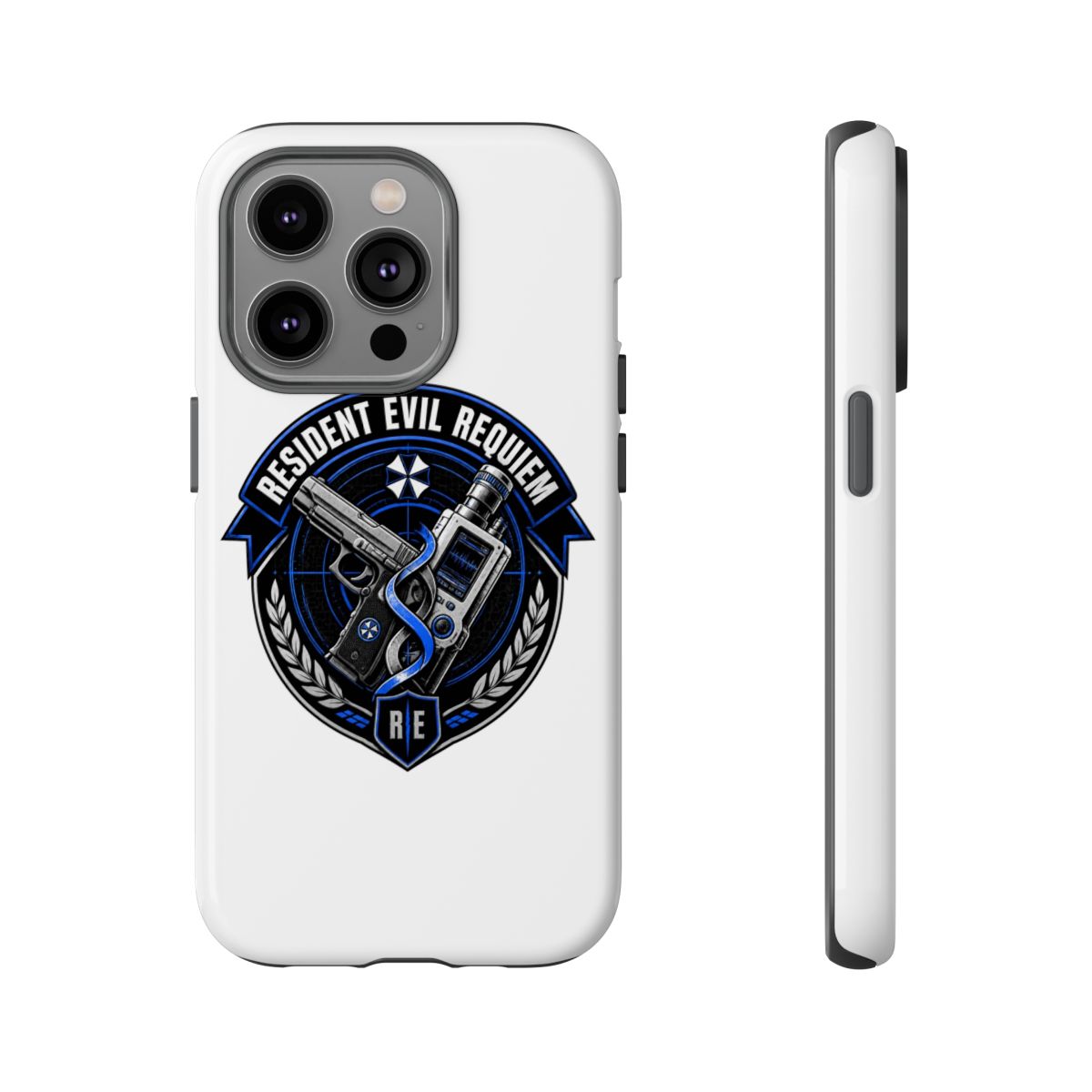 Resident Evil Requiem Pistol And Grace Phone Case - alternate angle 4, merchandise