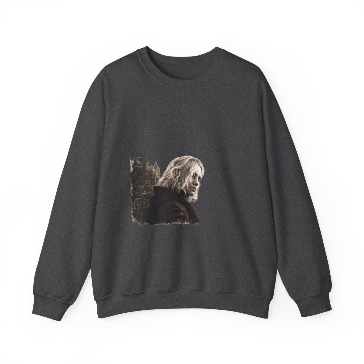 Resident Evil Requiem "RESIDENT EVIL" Crewneck - alternate angle 3, merchandise