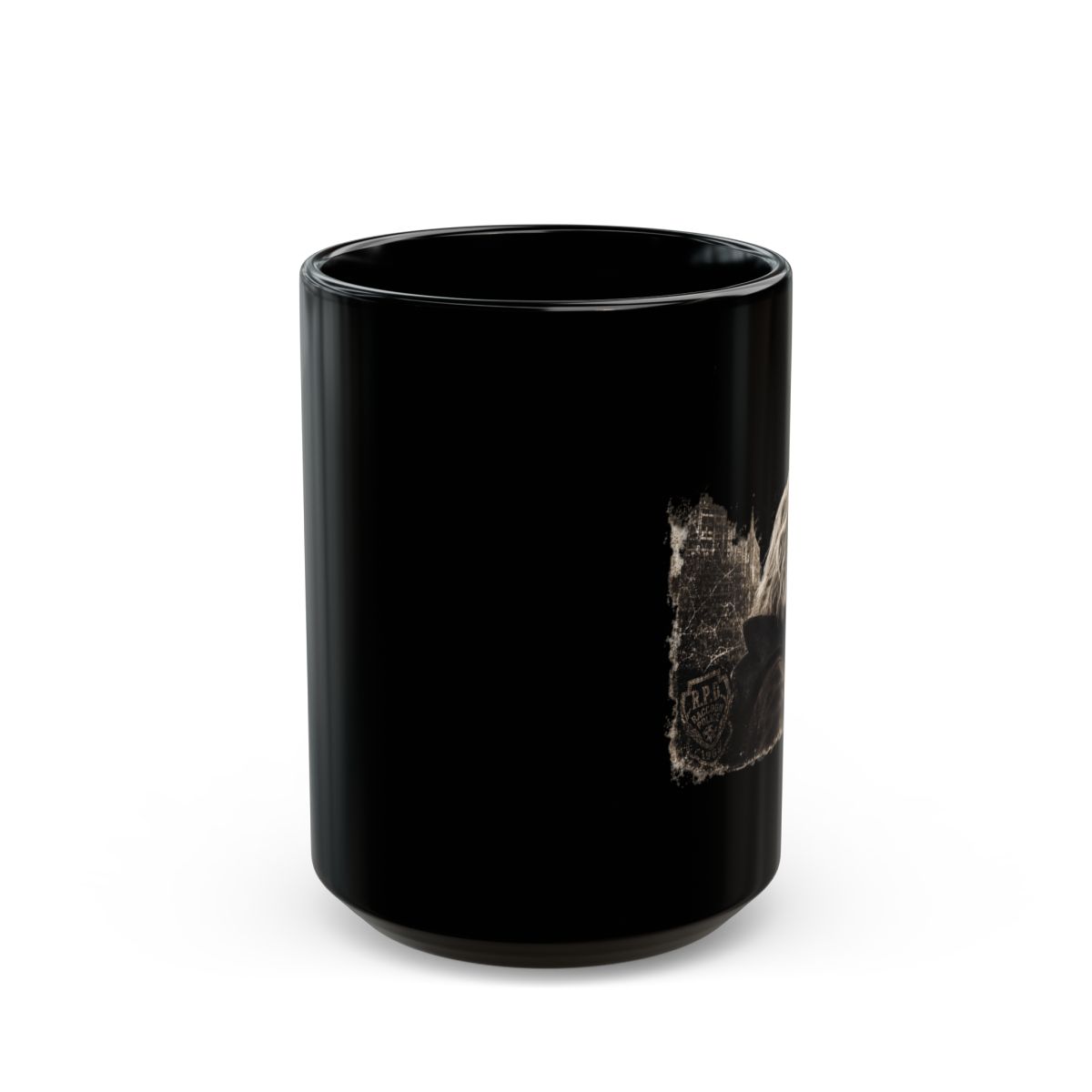 Resident Evil Requiem "RESIDENT EVIL" Black Mug - alternate angle 2, merchandise