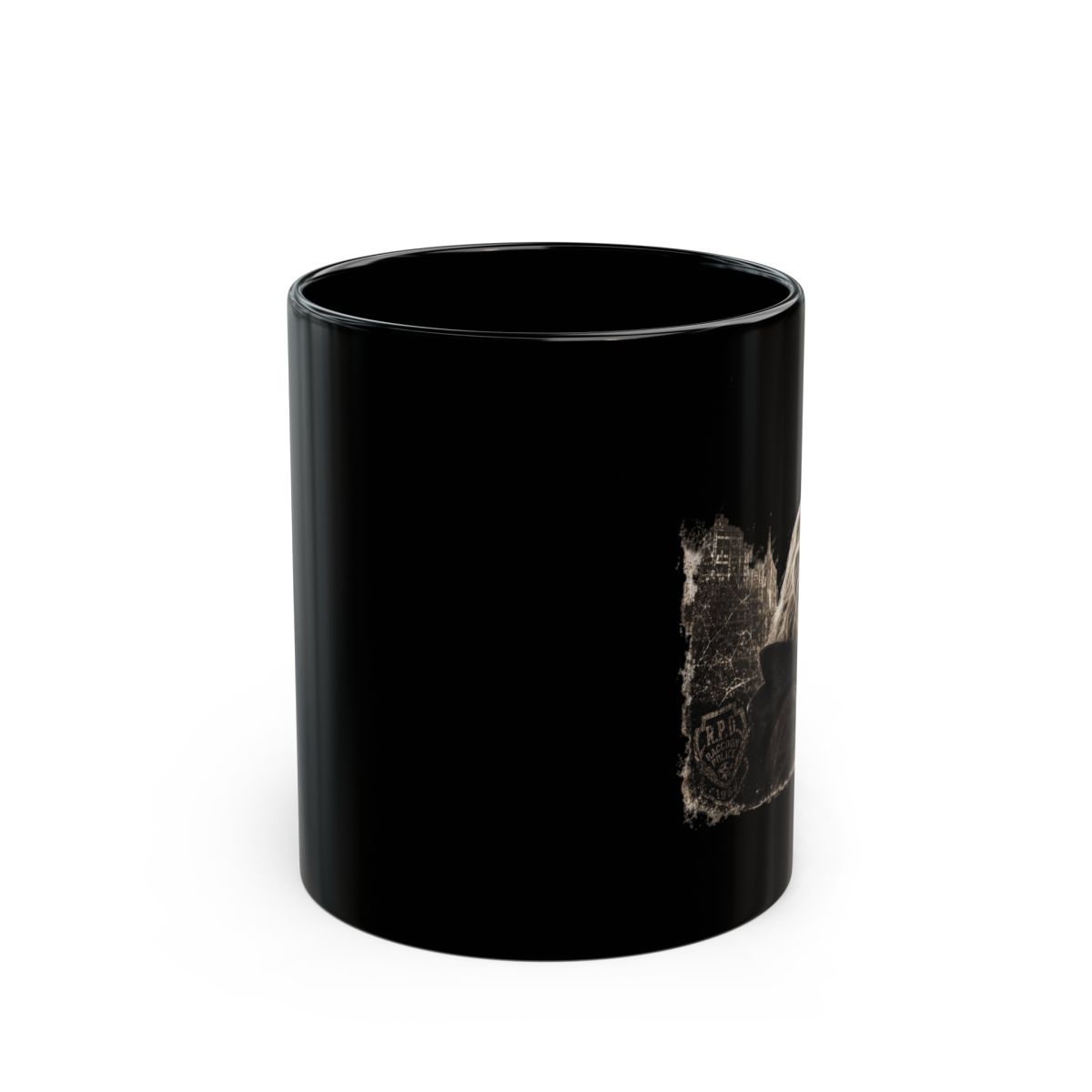 Resident Evil Requiem "RESIDENT EVIL" Black Mug - alternate angle 1, merchandise