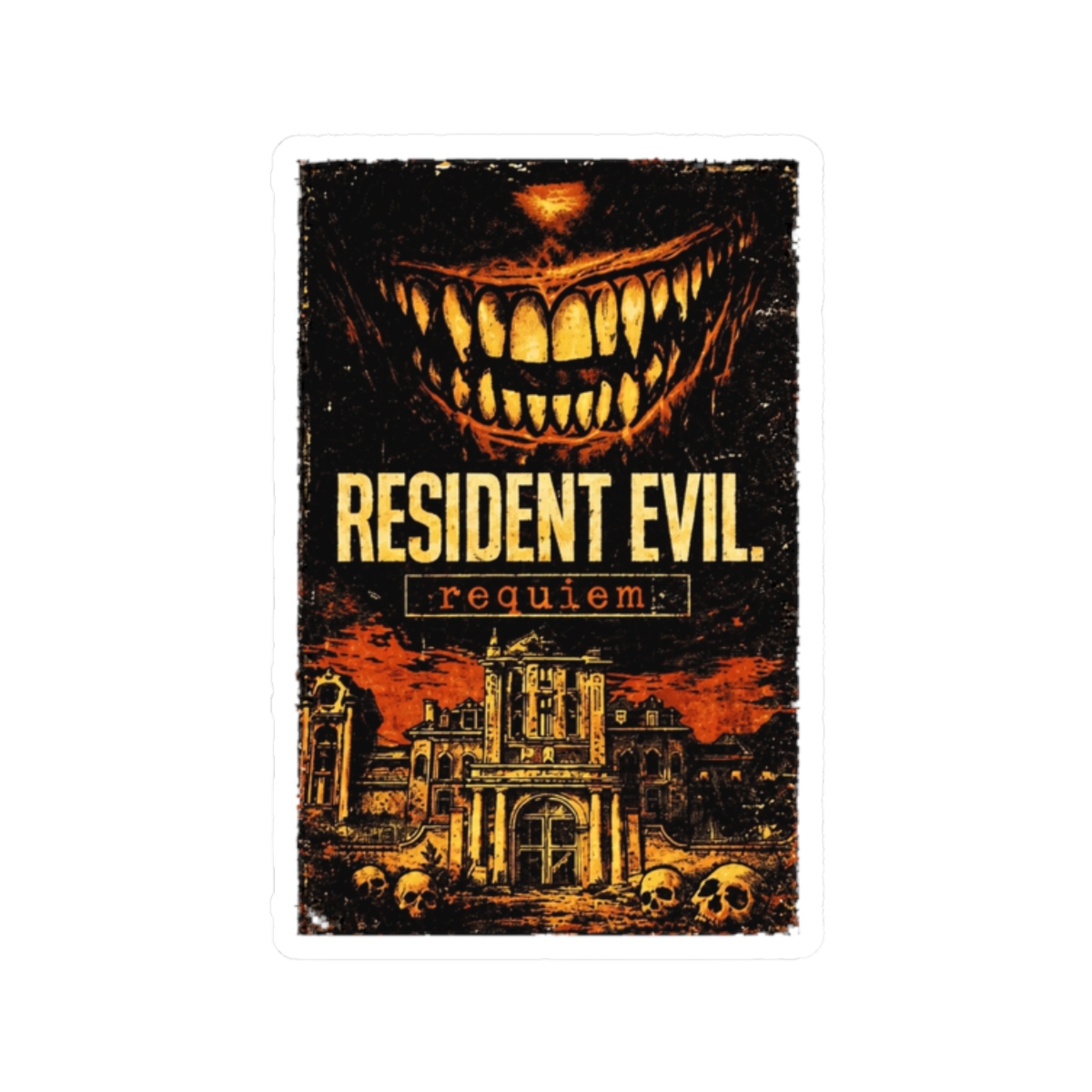Resident-Evil-Requiem Sticker | Resident Evil Requiem - alternate angle 3, merchandise
