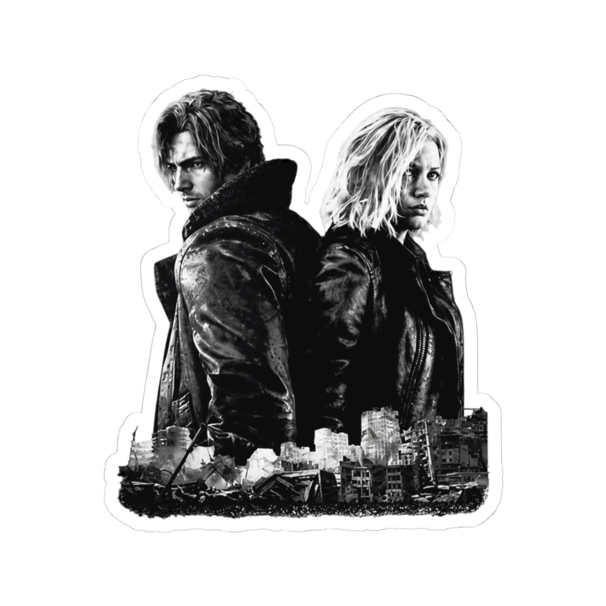Resident Evil Requiem - Honor Resident Evil 9, Leon S. Kennedy Resident Evil 9 Requiem, Grace Ashcroft, Resident Evil Leon Kennedy Sticker