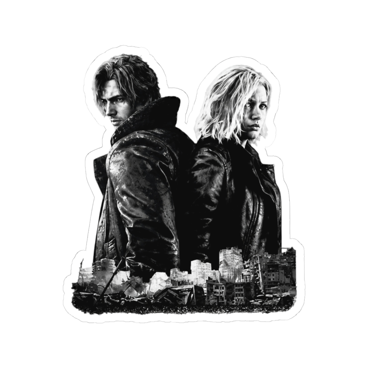 Resident Evil Requiem - Honor Resident Evil 9, Leon S. Kennedy Resident Evil 9 Requiem, Grace Ashcroft, Resident Evil Leon Kennedy Sticker