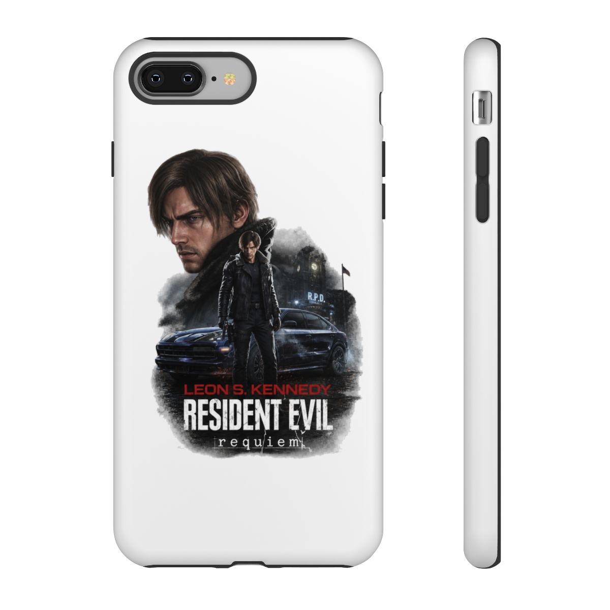 Leon The Chad Kennedy / Resident Evil Requiem / Fanart Phone Case - alternate angle 1, merchandise