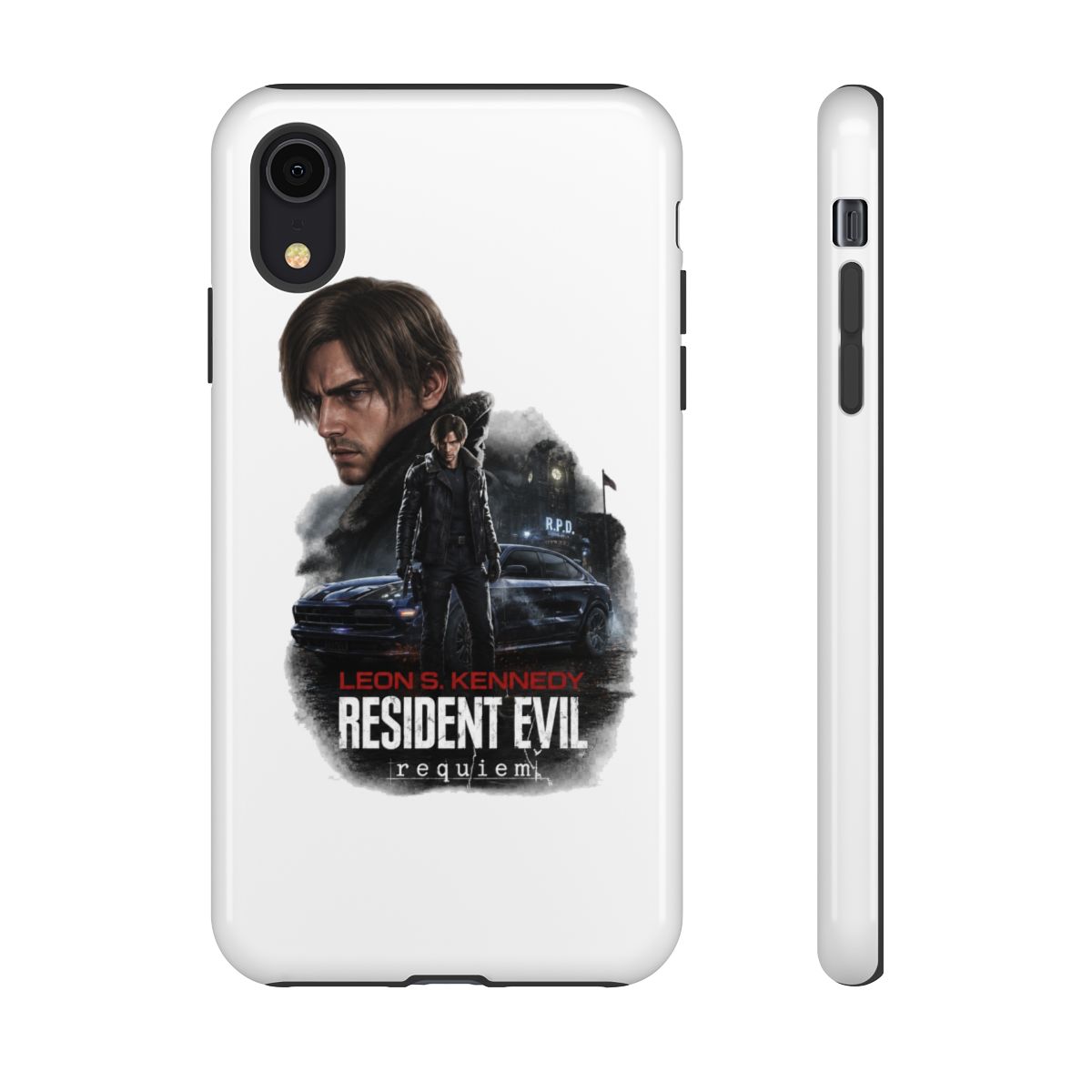 Leon The Chad Kennedy / Resident Evil Requiem / Fanart Phone Case - alternate angle 3, merchandise