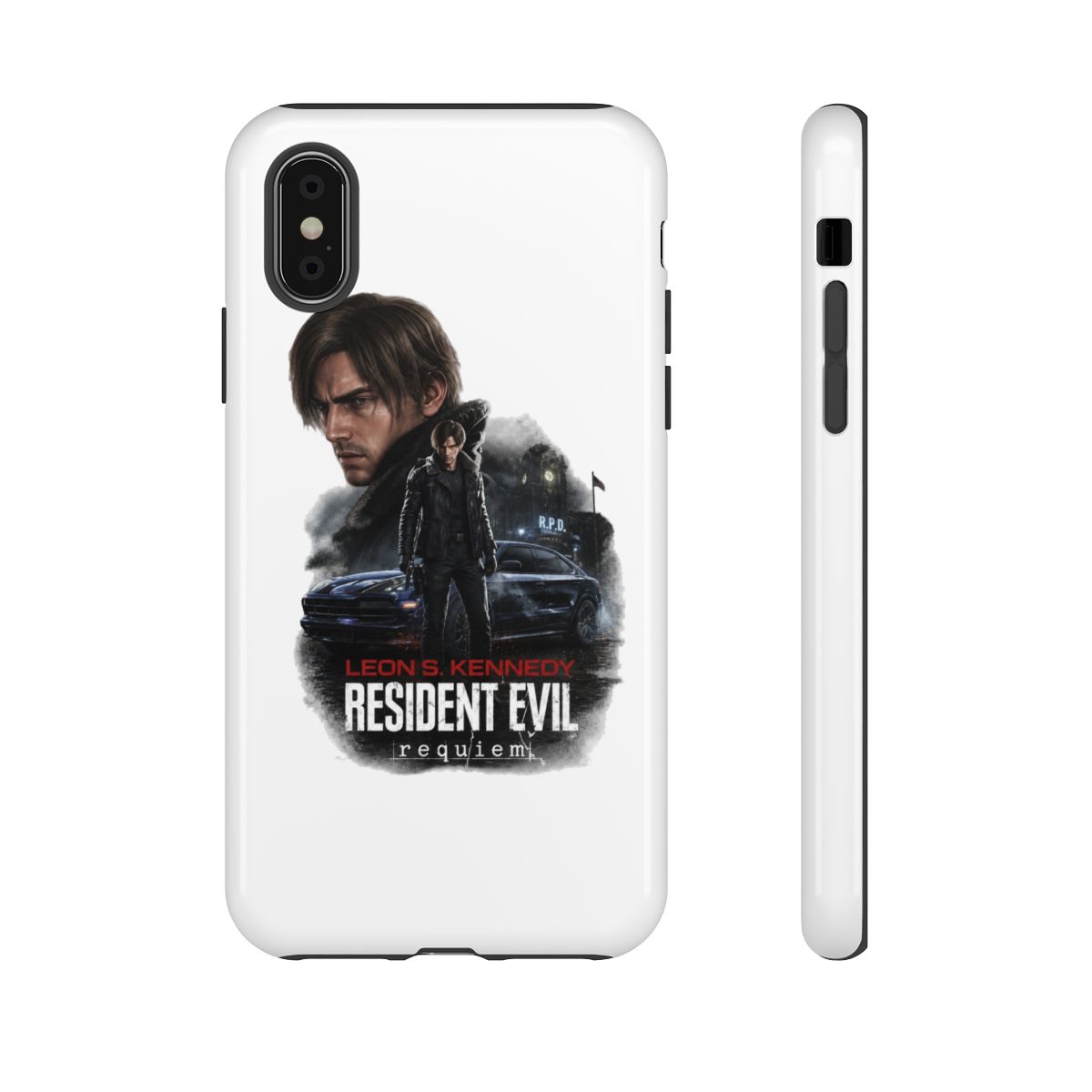 Leon The Chad Kennedy / Resident Evil Requiem / Fanart Phone Case - alternate angle 4, merchandise