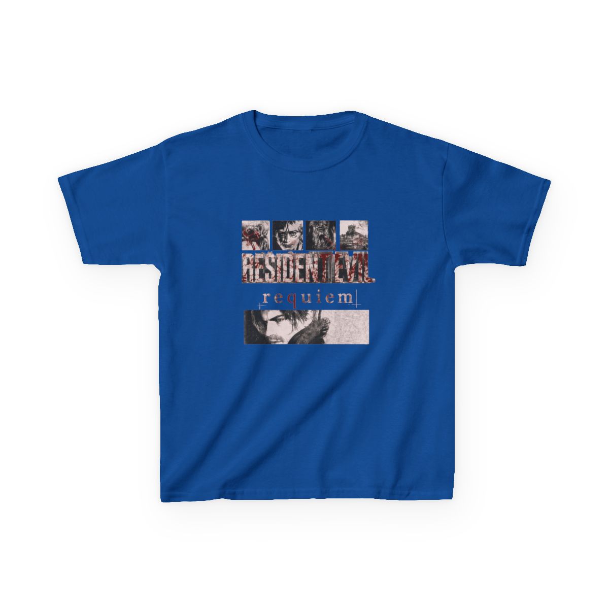 resident evil requiem Kids T-Shirt - alternate angle 3, merchandise