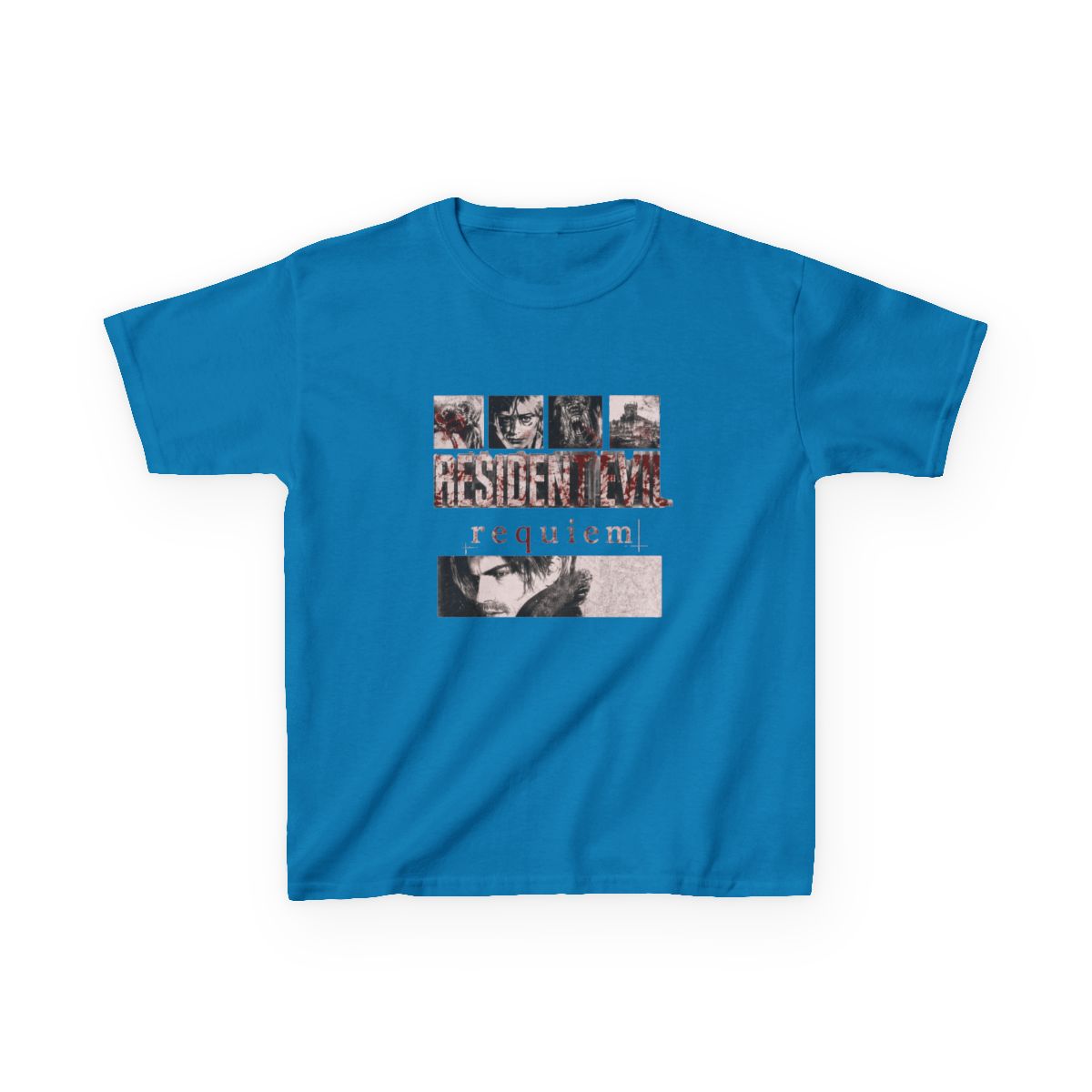 resident evil requiem Kids T-Shirt - alternate angle 5, merchandise