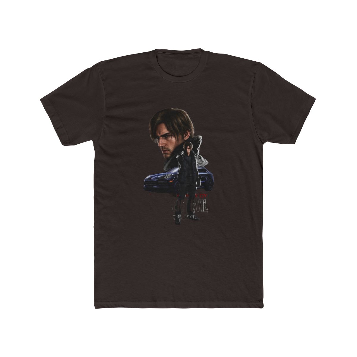 Leon The Chad Kennedy / Resident Evil Requiem / Fanart Long Sleeve T Shirt - alternate angle 2, merchandise