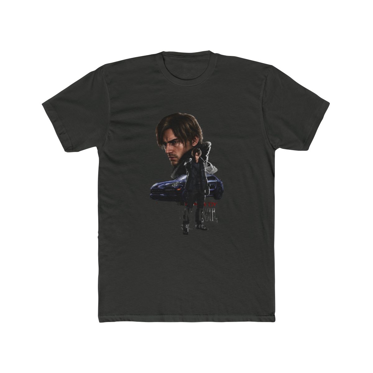 Leon The Chad Kennedy / Resident Evil Requiem / Fanart Long Sleeve T Shirt - alternate angle 5, merchandise