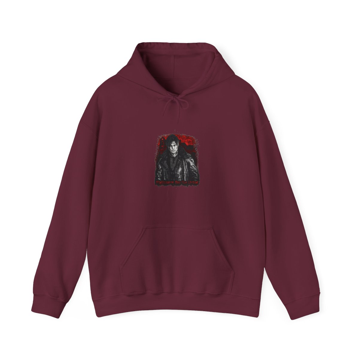 Resident Evil Requiem Leon Kennedy Raccoon City Distressed Hoodie - alternate angle 3, merchandise