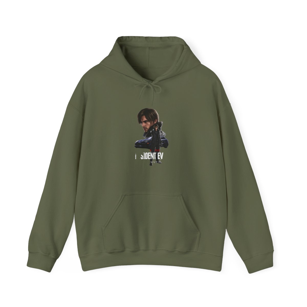 Leon The Chad Kennedy / Resident Evil Requiem / Fanart Hoodie - alternate angle 4, merchandise