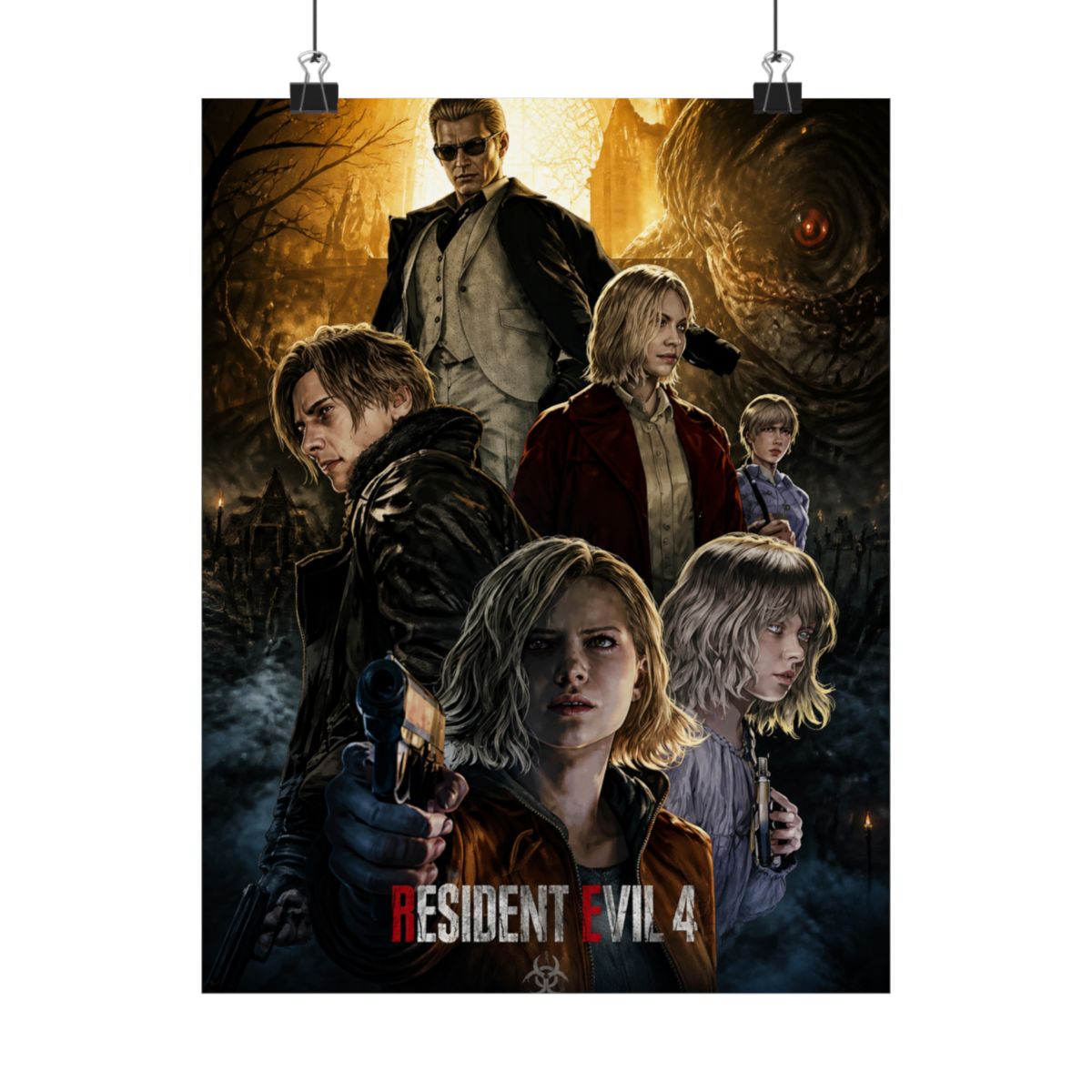 RE 30TH Anniversary Requiem Fanart Poster | Resident Evil Requiem - alternate angle 4, merchandise
