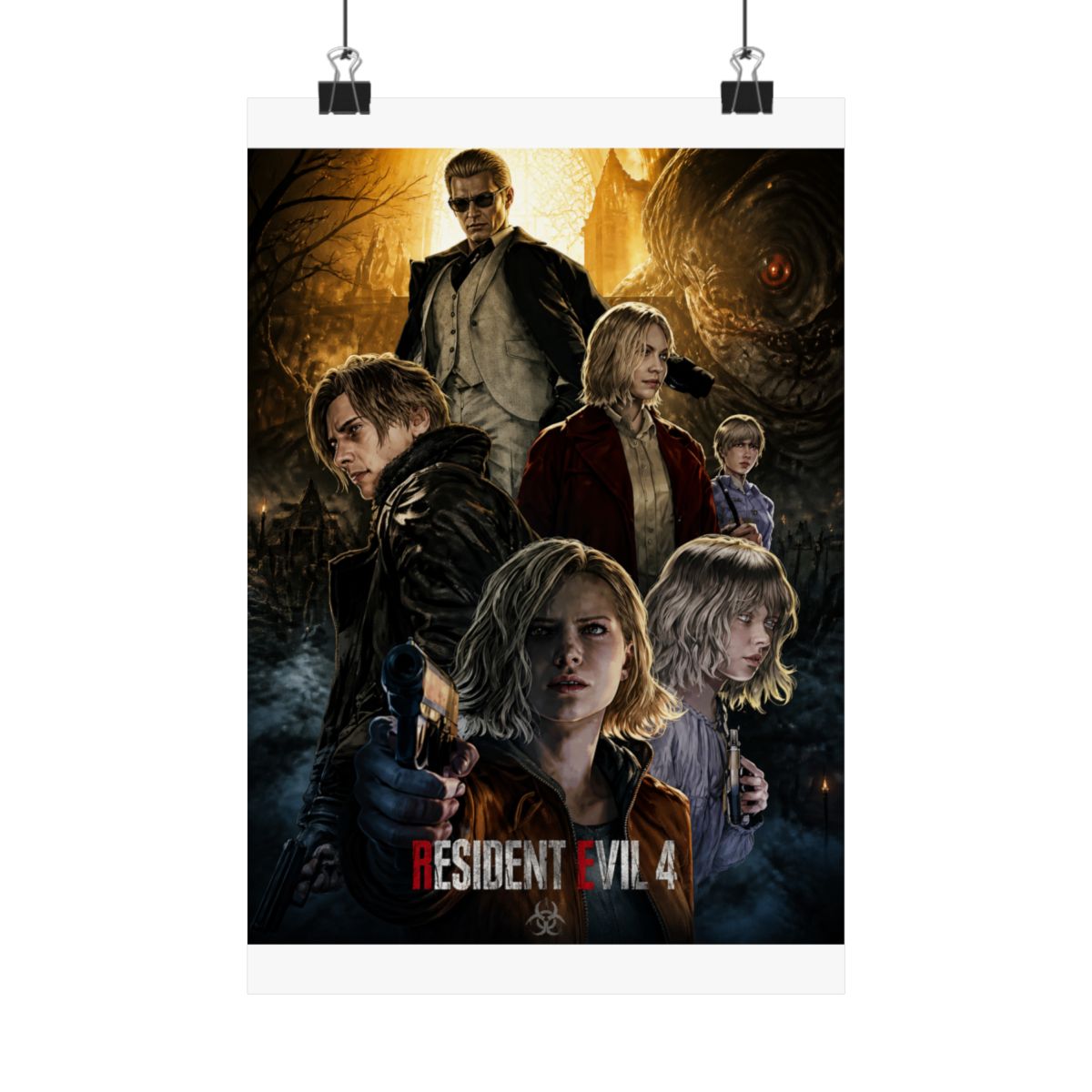 RE 30TH Anniversary Requiem Fanart Poster | Resident Evil Requiem - alternate angle 1, merchandise