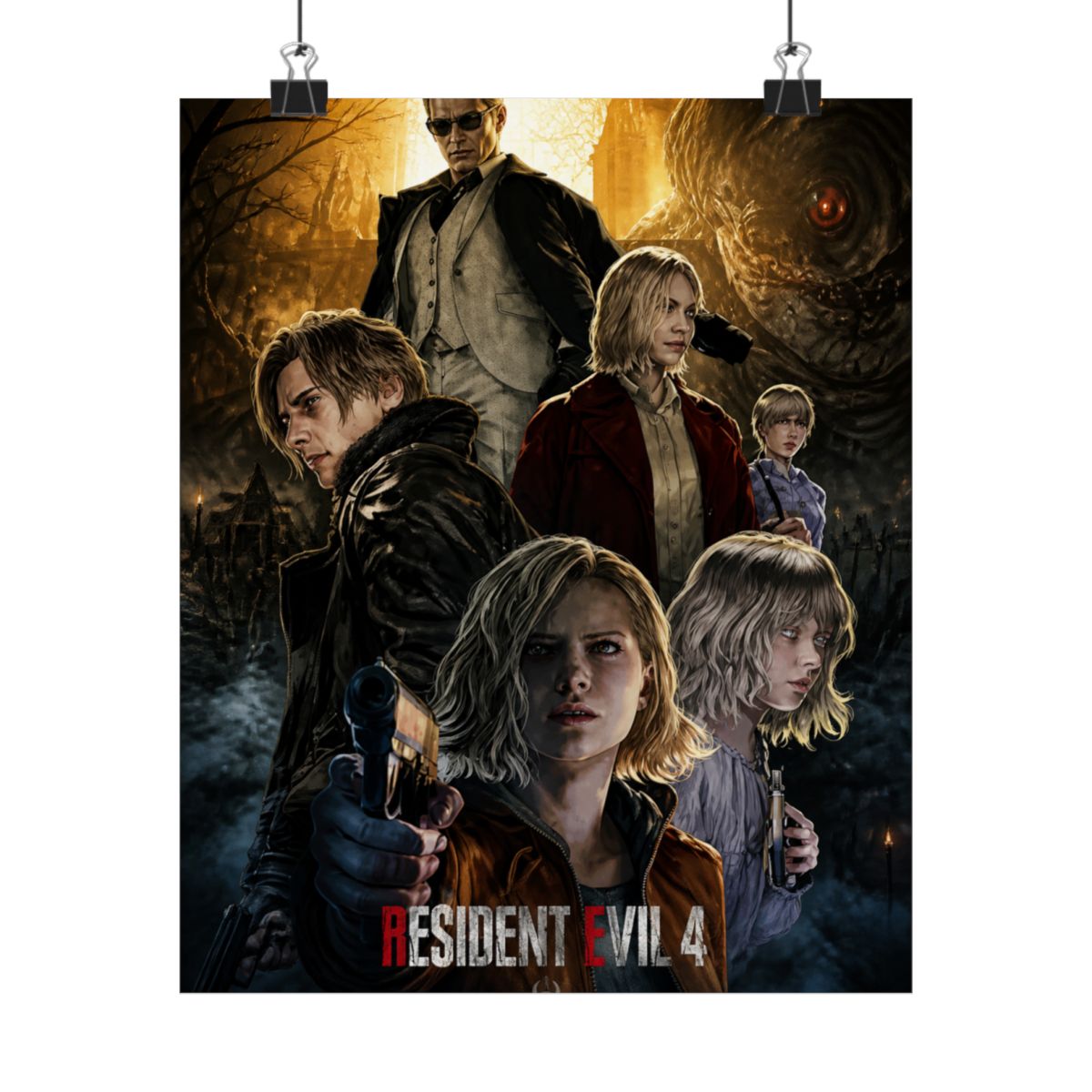 RE 30TH Anniversary Requiem Fanart Poster | Resident Evil Requiem - alternate angle 3, merchandise