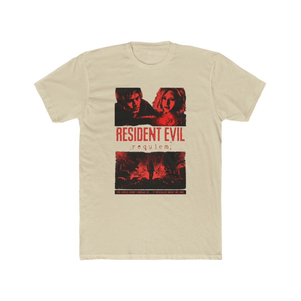 Resident Evil 9 Requiem Leon Kennedy Vintage Retro T Shirt | Resident Evil Requiem - alternate angle 4, merchandise