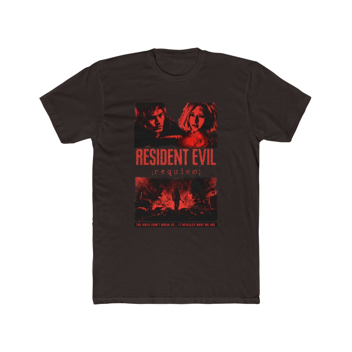 Resident Evil 9 Requiem Leon Kennedy Vintage Retro T Shirt | Resident Evil Requiem - alternate angle 3, merchandise