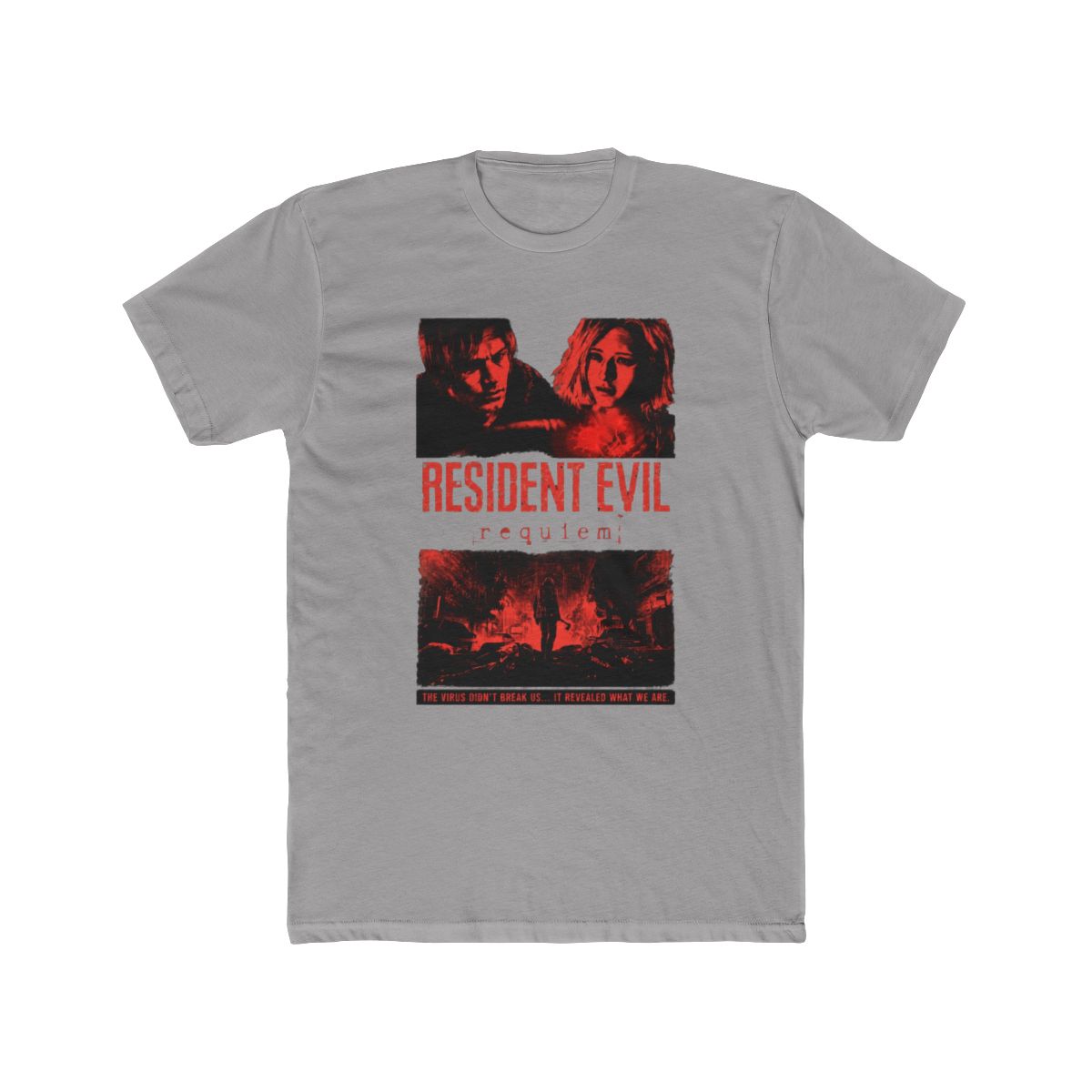Resident Evil 9 Requiem Leon Kennedy Vintage Retro T Shirt | Resident Evil Requiem - alternate angle 2, merchandise